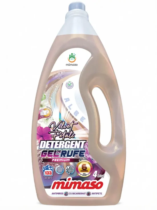 Detergent rufe albe 'Velvet Petals' 4L